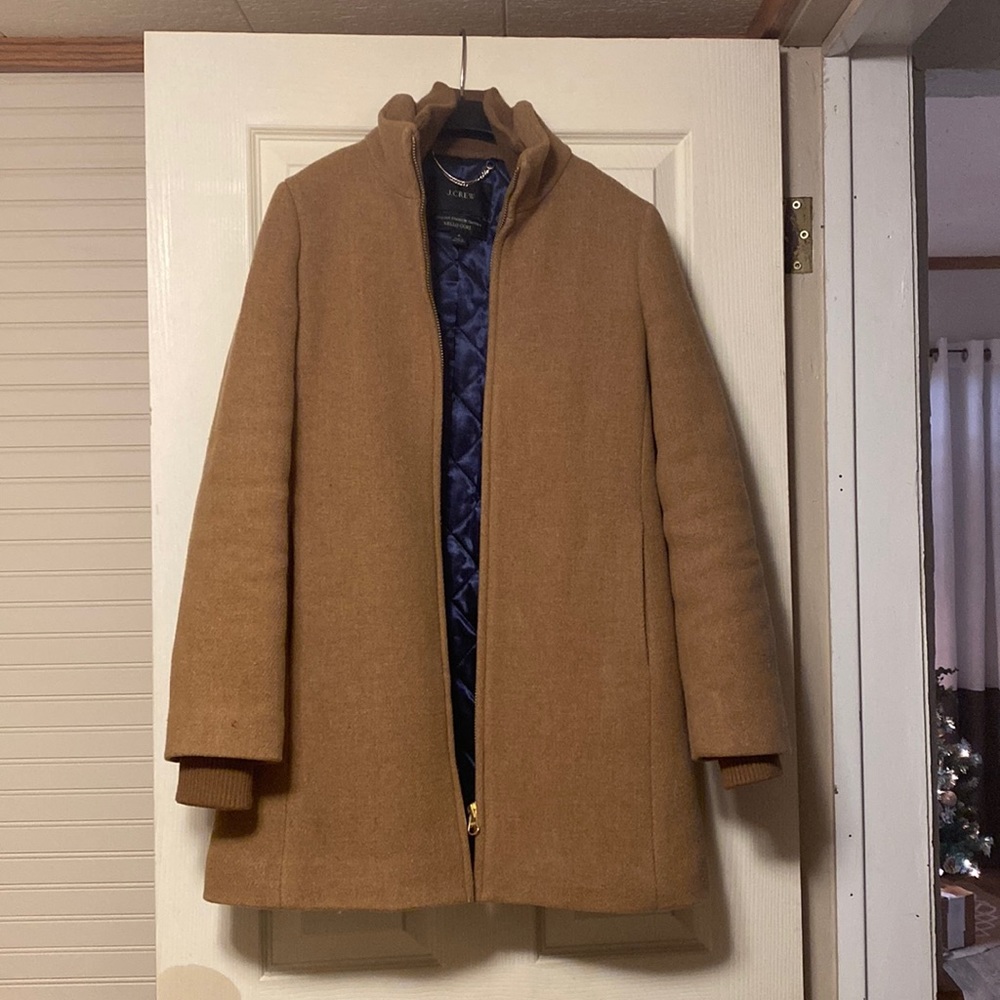 JCrew LODGE COAT IN ITALIAN STADIUM-CLOTH WOOL